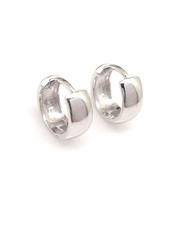 Wide Plain Huggie Hoops earrings tiny earrings women's earrings tiny earrings