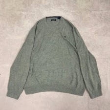 Chaps Knitted Jumper Pullover Knit Sweater With Embroidered Logo Men's 2XL