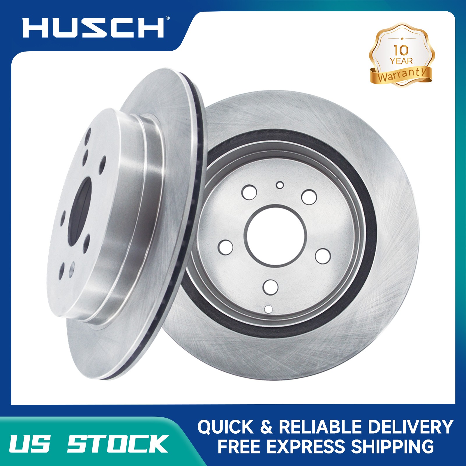 Rear Premium Replacement Rotors for Chevrolet Equinox 2010-2017
