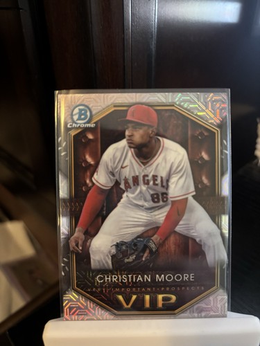 2025 Bowman - Vips Very Important Prospects Christian Moore #VIP-12 Mojo...
