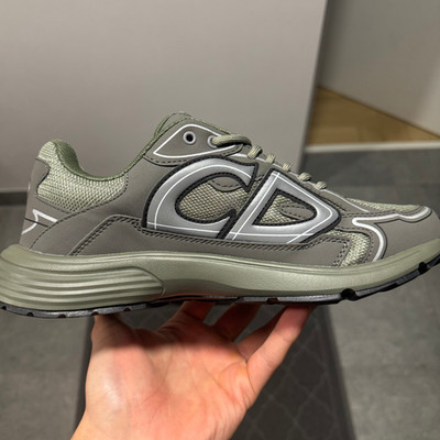 HERRENSCHUHE DIOR B30 SNEAKER GRÖSSE 43 DUNKEL GRÜN NEU OVP HERREN LUXUS
