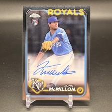 2024 Topps Chrome - Rookie Autographs John McMillon #RA-JMC (AU, RC)