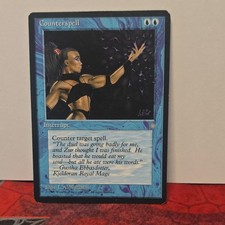 Magic: The Gathering Counterspell Blue Common Interrupt Ice Age L.A. Williams