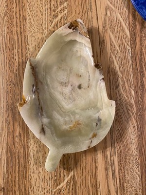 Onyx Leaf Trinket Dish