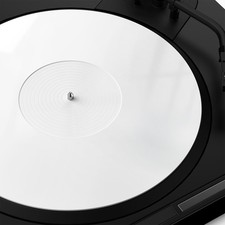 Acrylic Turntable Slipmat 12" White Antistatic Vinyl Record Player Tighter Bass