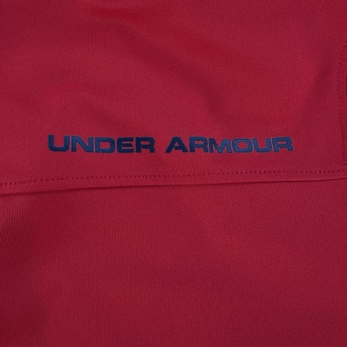 Under Armour Boys NWT Red Performance Golf Polo Shirt Sz Youth Small HeatGear - Picture 6 of 7