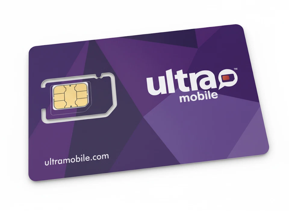 Ultra Mobile SIM Card Unlimited 5G Data Talk Text 1 Year Prepaid T-Mobile Networ - Image 4 of 4