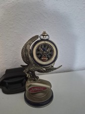 Taschenuhr Harley Davidson blau mit Displaystand blau und Gürteltasche