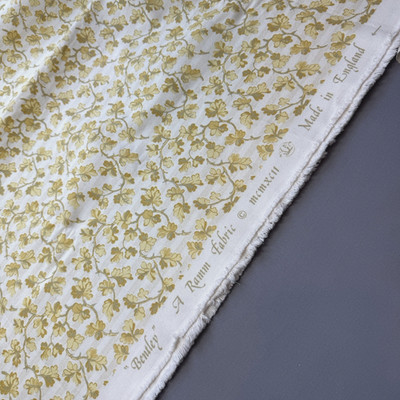 Vintage A Ramm Fabric ''Bentley'' Made in England mcmxcii 57'' Wide x 61'' Long