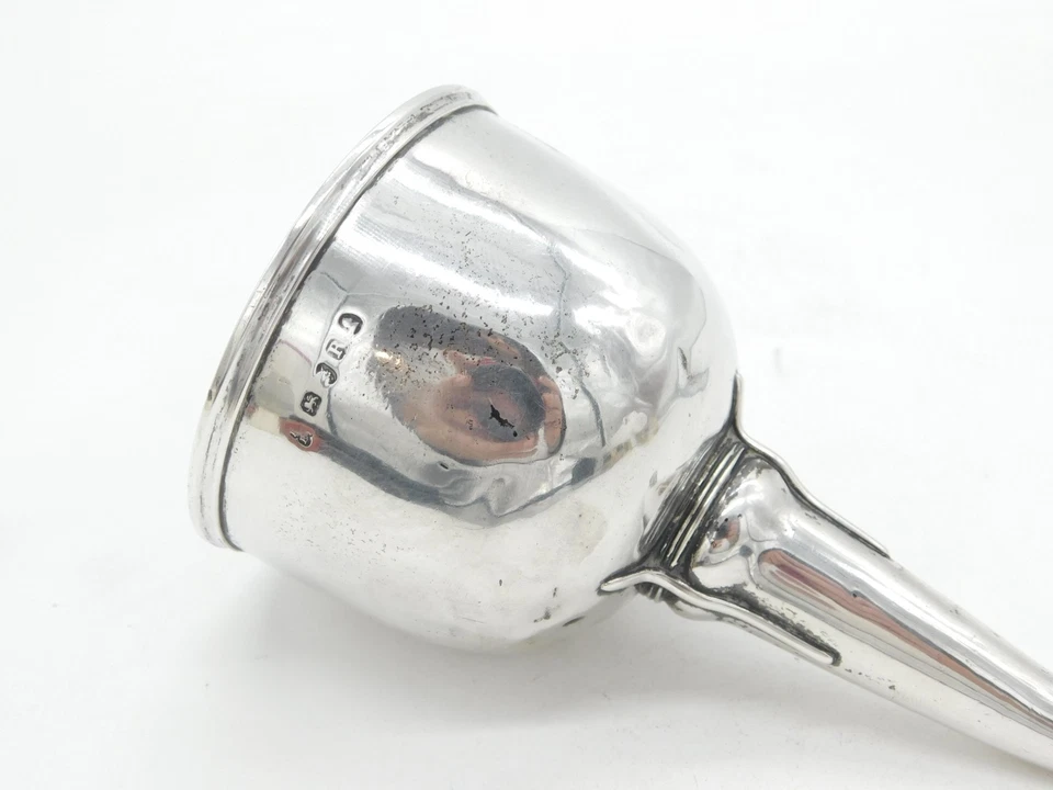 Antiguo embudo de vino de plata esterlina Jorge III Londres 1812 Foto 2 de 4