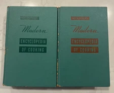 Meta Given's Modern Encyclopedia of Cooking Vol I & II 1959 New Revised Edition