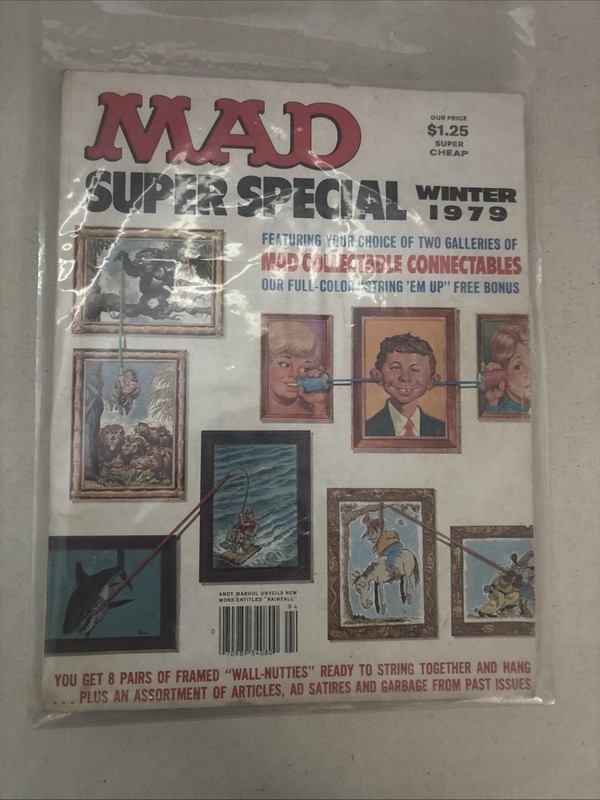 Mad Super Special #29 Winter 1979 w/Full Color Connectables- Tarzan & Jane- Good
