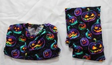 Bums  Roses Unisex Kid's Long Sleeve Pajama Set AR8 Glow Getter Size 9/10Y
