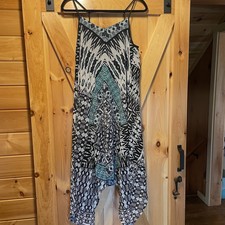 Handkerchief Hem Sundress, Boho, Tribal