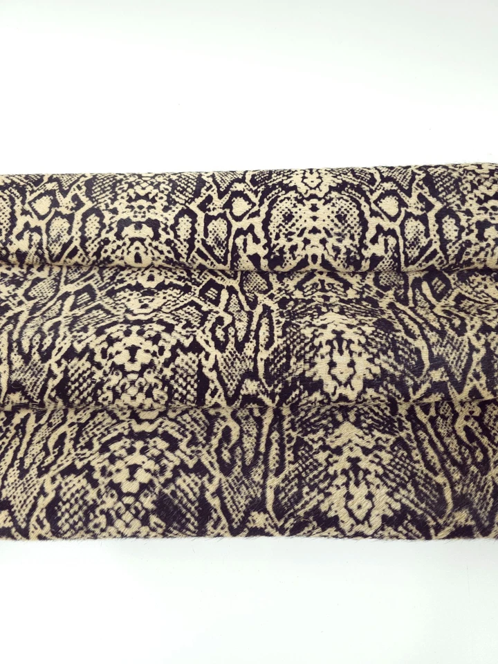 Snake Cavallino Calfskin Hair on Hide Leather (Animal Print) - Image 2 of 4