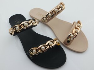 double strap jelly sandals