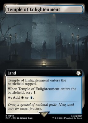 Temple of Enlightenment Extended Art Foil - PIP 0518 - NM - MTG Magic