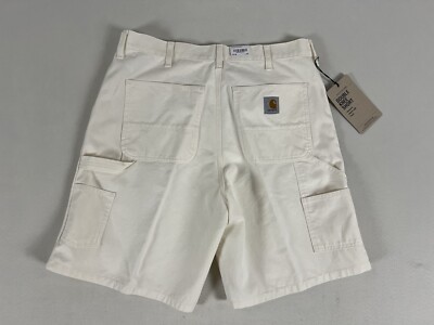 CARHARTT WIP DOUBLE KNEE SHORT WAX RINSED 9OZ 36 NWT | eBay