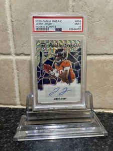 2020 Panini Mosaic Rookie Scripts Jerry Jeudy #RS6 PSA 9 GEM MT Rookie Auto RC