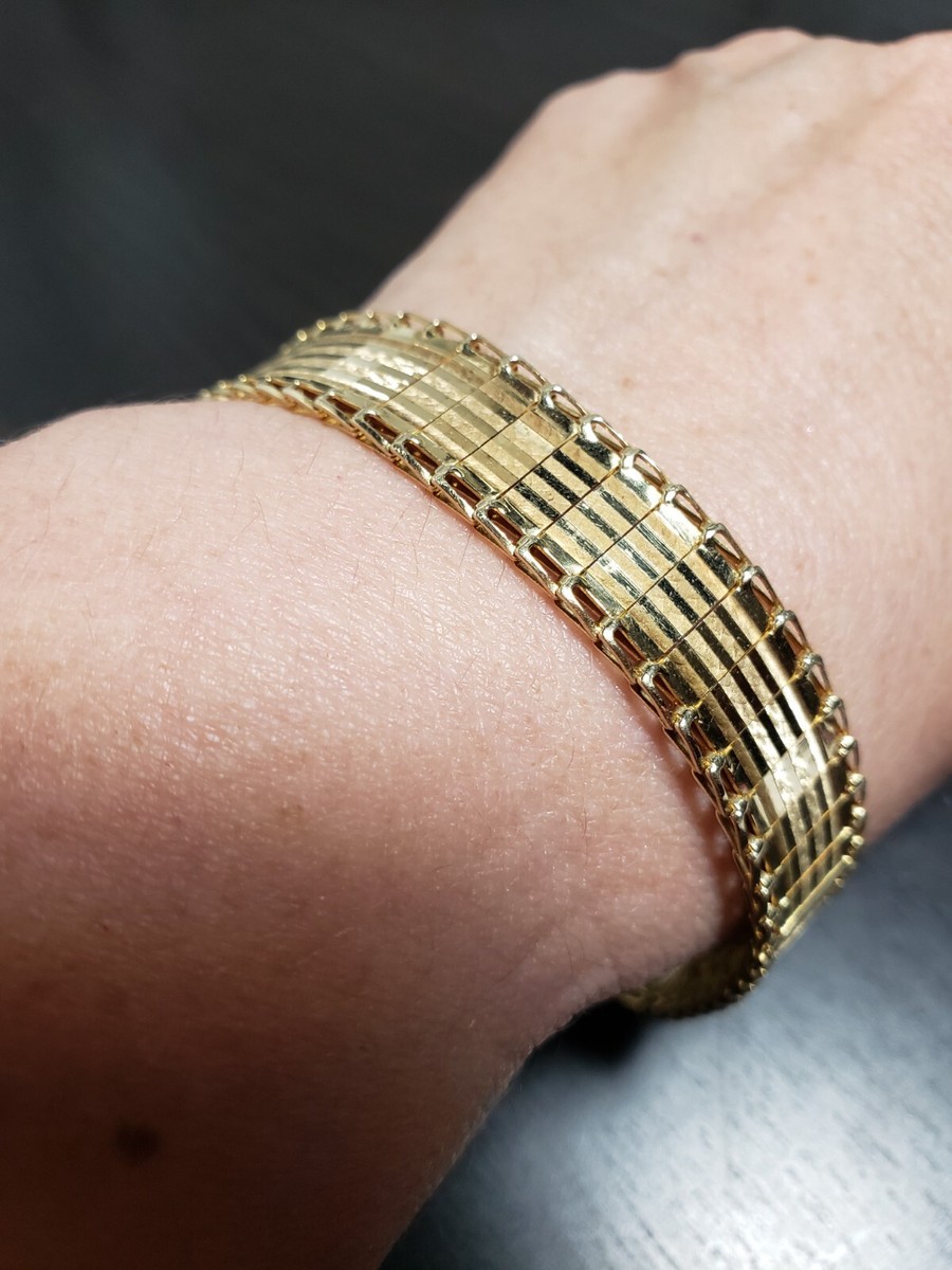 14 Karat Yellow Gold Italian 7