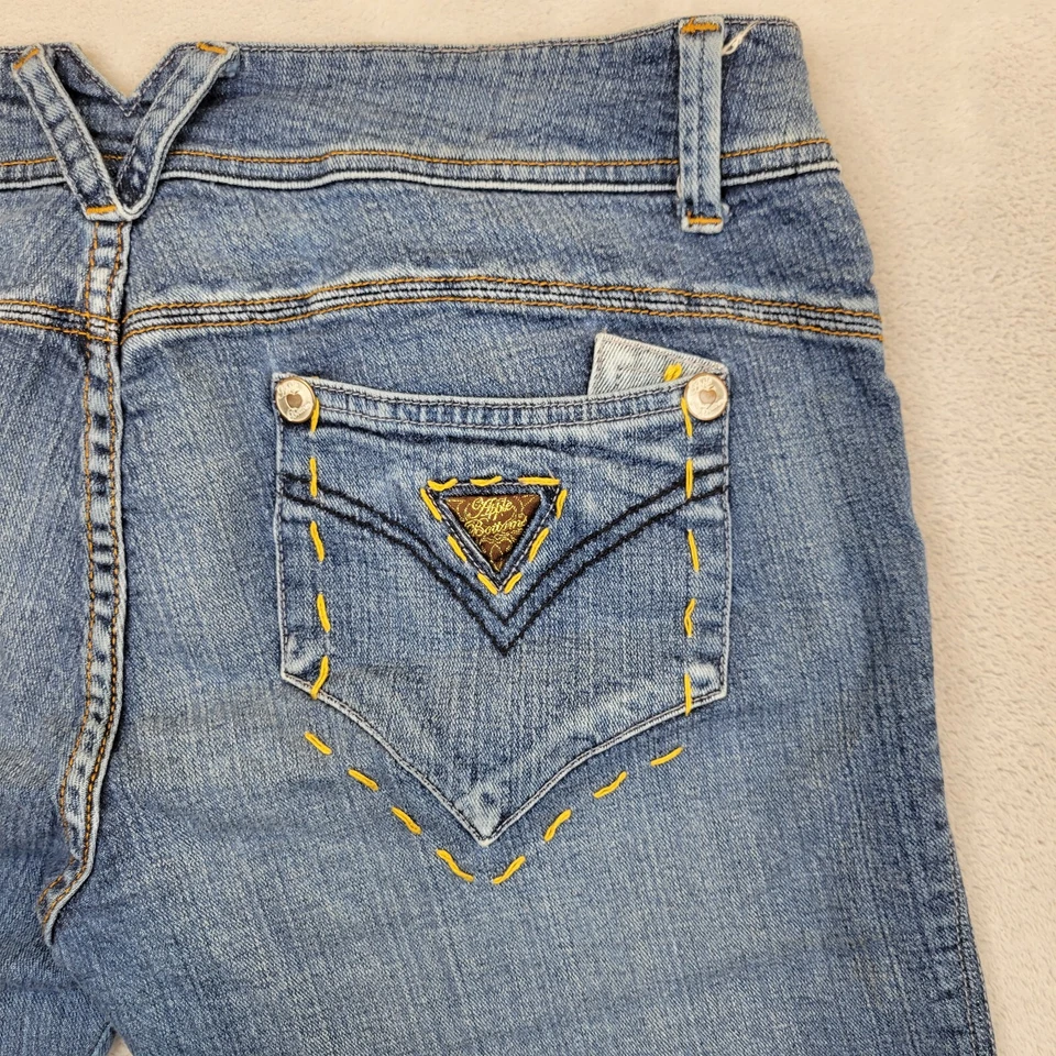 Apple Bottom Jeans Women 14 Shorts Denim Pants Skinny Biker Nelly Vintage Y2K - Image 3 of 4