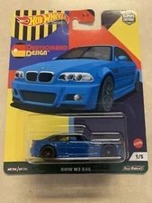 Hot Wheels 2021 Premium BMW M3 E46 Deutschland Design 1/5 Blue Color