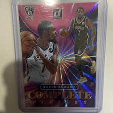 2021-22 Panini Donruss Complete Players KEVIN DURANT Holo Pink Laser Nets