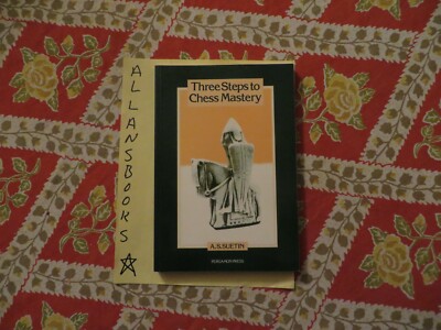 Vintage Allan Troy Chess Book-2/3-Suetin 3 Steps Chess Master The Queen's Gambit