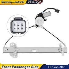 Front Passenger Side For 2003-2007 Honda Accord Sedan Window Regulator w/ Motor