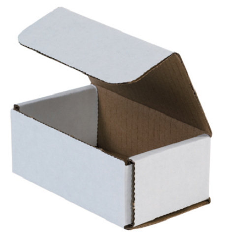 Pack of Max 56% OFF 10 Strong Corrugated Mailer Free Shipping Cheap Bargain Gift Ma Folding Small 5x3x2 White