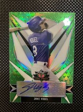 2021 Leaf Valiant Jake Vogel Rookie Green Auto LA Dodgers #BA-JV1