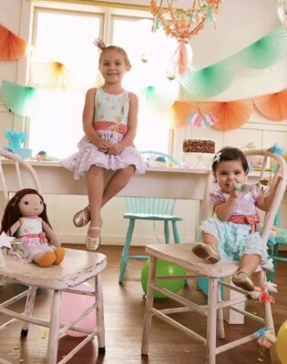 Matilda Jane Birthday Girl Doll Dress Fits 18” Matches Lets Eat Cake No Doll