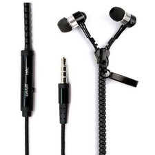 Stereo 3.5mm in-Ear Earphone Earbuds Headphone with Mic Zipper Headset gmb