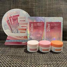 Bliss Gift Set Whipped, Overnight  Enzyme Wash off masks  Foil Eye Masks
