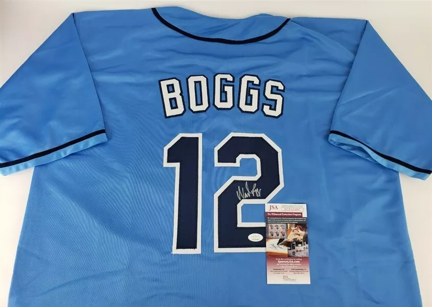 Wade Boggs Signed Tampa Bay Devil Rays Jersey (JSA COA) 3000 Hit Club as a  D-Ray