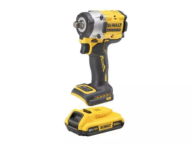 DEWALT DCF921D2T XR BL 1 2in Impact Wrench 18V 2 x 2.0Ah Li ion