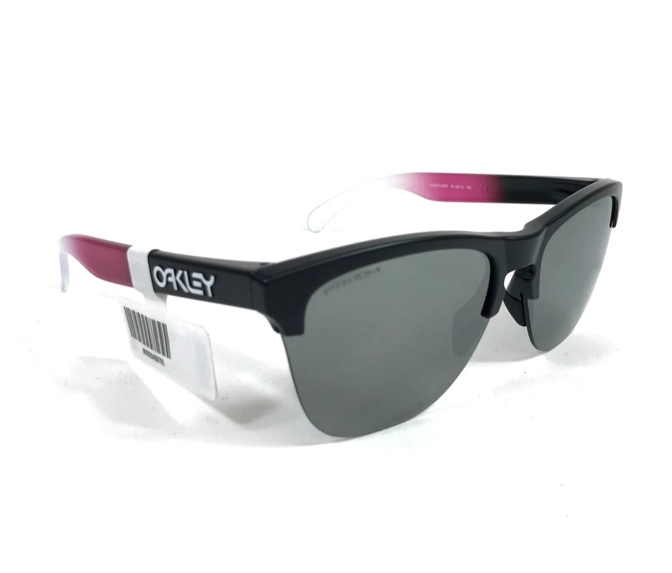 Oakley Sunglasses Frogskins Lite OO9374-3263 Ignite Pink Fade Prizm Black Lenses - Image 3 of 4