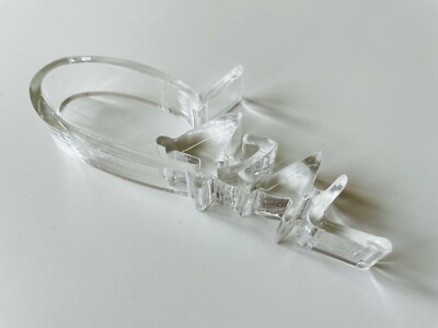 Vintage Cazal Display Logo 3D Clear Crystal Store Sign Decoration Sunglasses