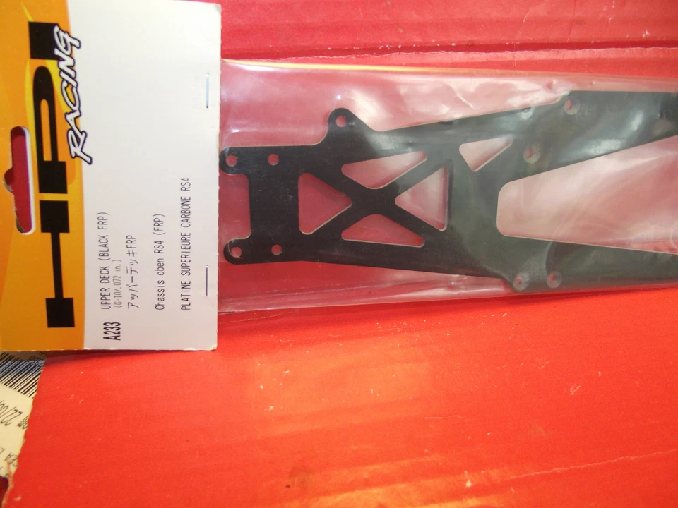 Hpi a233 Upper Deck Black FRP Rs4 G-10.072 - Image 4 of 4