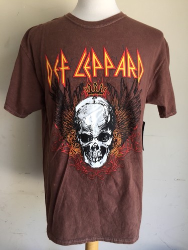 Official NWT Skull Wings Rock Band Logo 