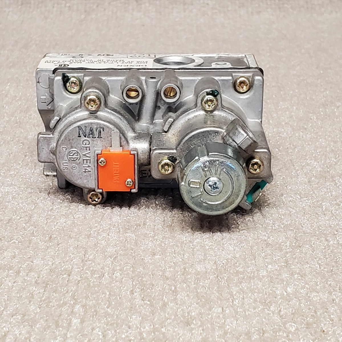 Gas Fireplace Valve Pellethead HHT 750-500 Natural Gas Valve