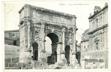 Rome Italy Arch of Septimius Severus Roman Forum Divided Back Postcard c.1910