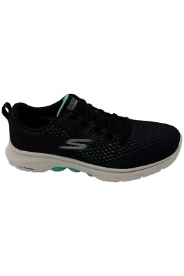 Skechers GOwalk Vegan Washable Rainbow Mesh Black multi