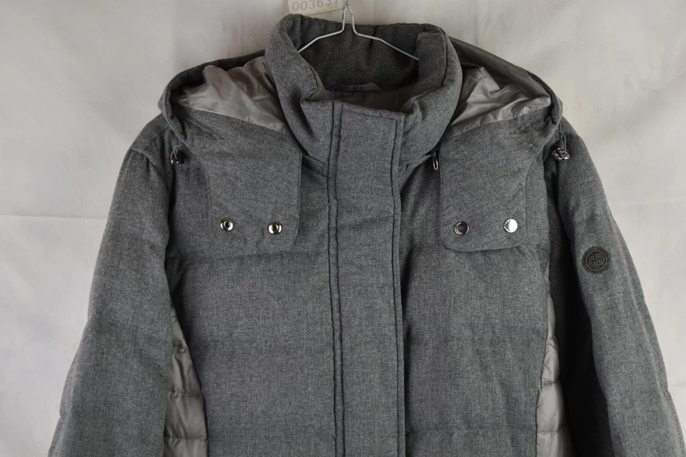 Chaqueta acolchada gris GERRY WEBER talla Uk 14 para mujer cremallera completa invierno cálida Foto 2 de 4