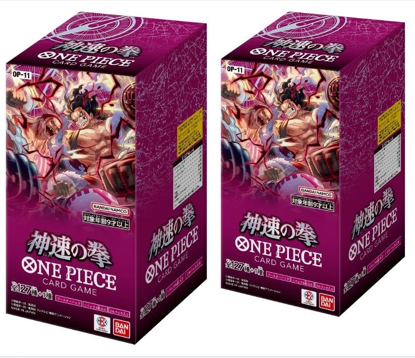 ONE PIECE Card Game A Fist of Divine Speed OP11 Box Japan BX1 2box