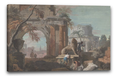 Kunstdruck Marco Ricci - Capriccio mit römischen Ruinen
