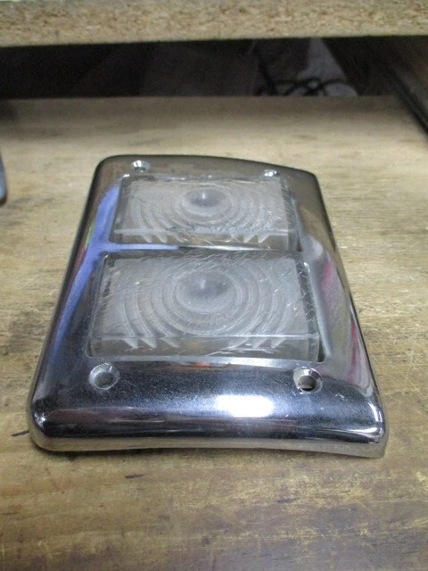 Nash JER 1949 luz de giro de conducción de estacionamiento bisel/lente lado derecho 14642 OEM Foto 3 de 4