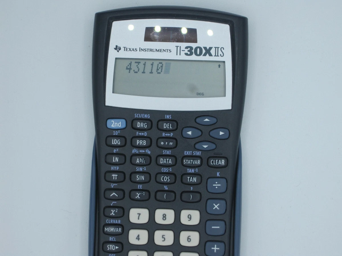 Texas Instruments Calculator TI 30X IIS Scientific Dual Powered
