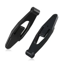 2x Black Hood Latch Base Strap for Kenworth T600 T800 W900