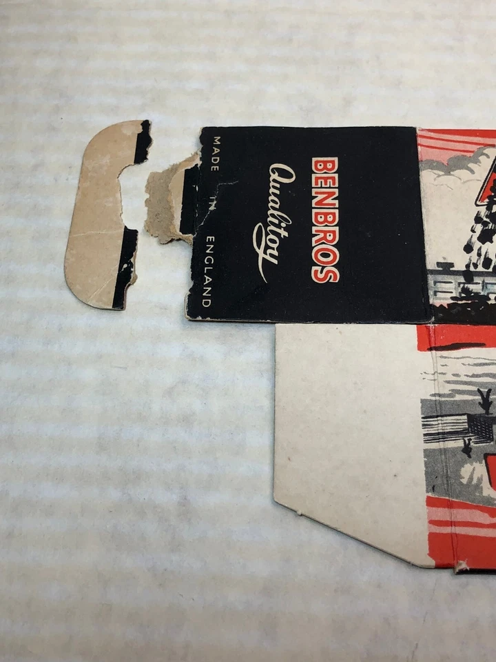 BENBROS QUALITOY ORIGINAL BOX 310 MEDIUM CRANE OR 311 MED EXCAVATOR ENGLAND 1950 - Image 3 of 4